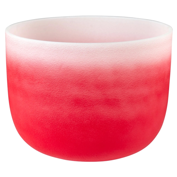 CRYSTAL SINGING BOWL CHAKRA 14" - RED, Chakra: Wurzel, C (432 HZ)